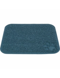 Alfombra para Arenero de Gatos Trixie Azul PVC 37 × 45 cm