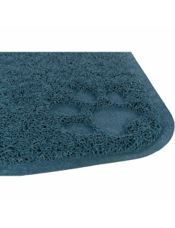Alfombra para Arenero de Gatos Trixie Azul PVC 37 × 45 cm