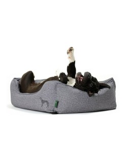 Sofá para Cão Hunter Boston Cinzento 60 x 50 cm