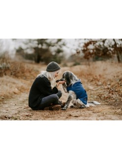 Manteau pour Chien Hunter Milford Bleu 30 cm