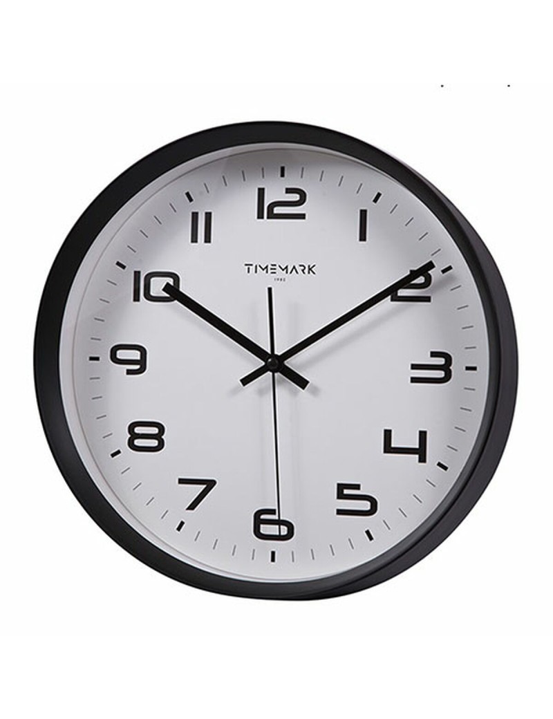 Wanduhr Timemark Schwarz 30 x 30 cm