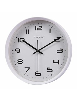 Reloj de Pared Timemark Blanco 30 x 30 cm