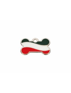 Placa identificativa para collar Imarc Citizen Italia Multicolor Hueso Aluminio