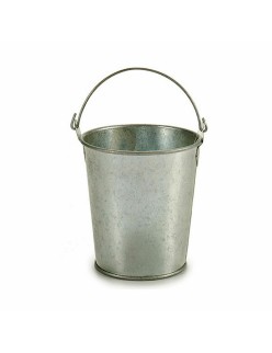 Blumentopf Ibergarden A60262-B Silberfarben Zink Würfel 15,5 x 11 x 11 cm (72 Stück)
