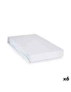 Mattress protector White 90 x 190 cm (6 Units)