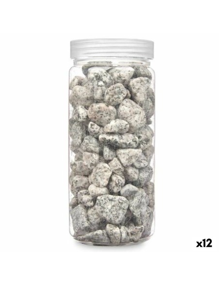 Pedras Decorativas Cinzento 10 - 20 mm 700 g (12 Unidades)
