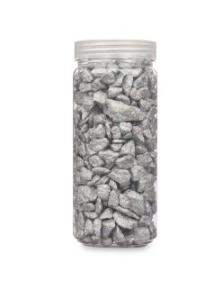 Pedras Decorativas Prateado 10 - 20 mm 700 g (12 Unidades)