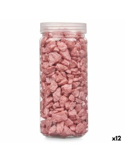 Pedras Decorativas Vermelho 10 - 20 mm 700 g (12 Unidades)