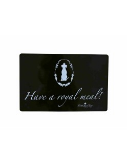 Tapete Trixie Have a royal meal Negro Plástico 44 × 28 cm