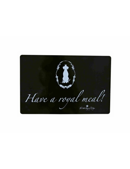 Tapete Trixie Have a royal meal Negro Plástico 44 × 28 cm
