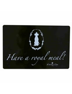 Tapete Trixie Have a royal meal Negro Plástico 44 × 28 cm