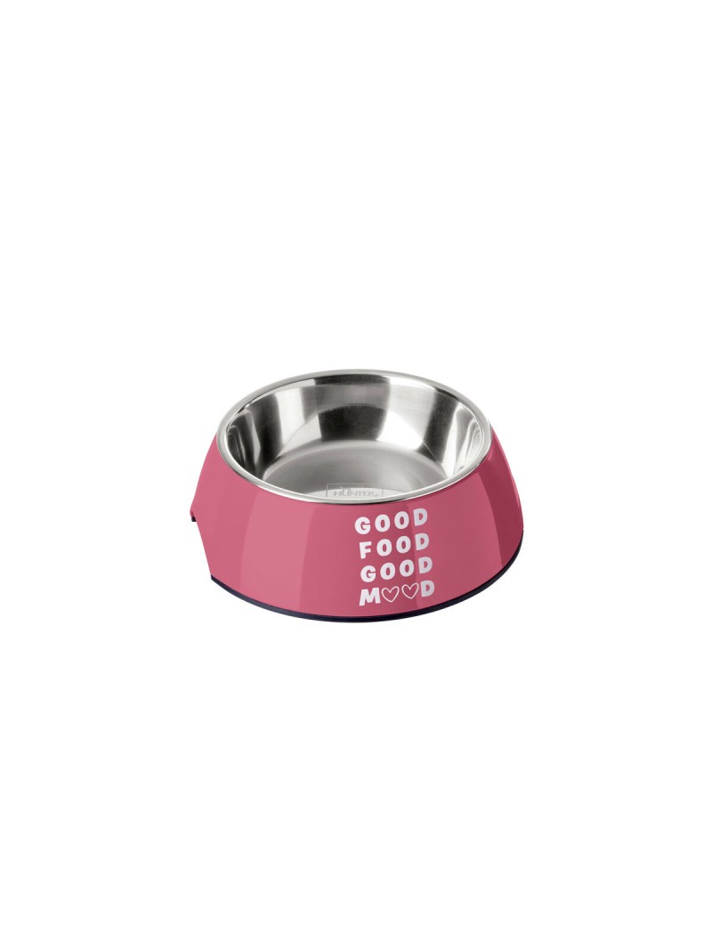 Comedero para Perro Hunter Chester Rosa 350 ml