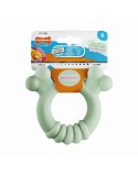 Mordedor de perro Nylabone SENSORY TACTILE RING Verde Manteca de cacahuete Pollo S