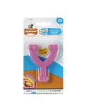 Mordedor de perro Nylabone WISHBONE Rosa Pollo XS