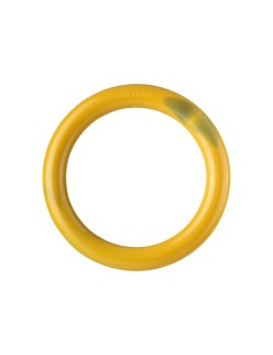 Mordedor de perro Nylabone Ring Amarillo Hamburguesa L