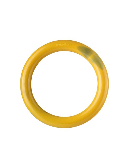 Mordedor de perro Nylabone Ring Amarillo Hamburguesa L