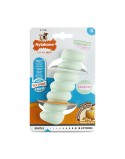 Mordedor de perro Nylabone SENSORY TACTILE STICK Verde Manteca de cacahuete Bacon S