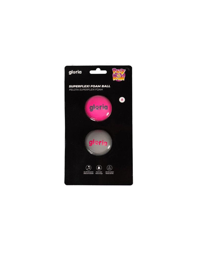 Pelota para Mascotas Gloria PLAY AND RUN Gris Espuma TPR S