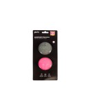 Pelota para Mascotas Gloria PLAY AND RUN Gris Espuma TPR M 6,35 cm 2 Unidades