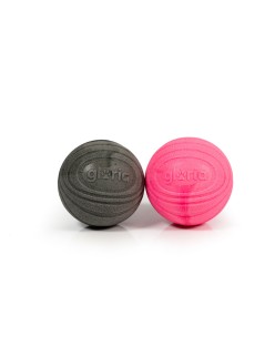 Pelota para Mascotas Gloria PLAY AND RUN Gris Espuma TPR M 6,35 cm 2 Unidades