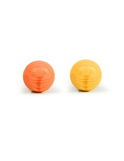 Pelota para Mascotas Gloria PLAY AND RUN Amarillo Espuma TPR M 6,35 cm 2 Unidades