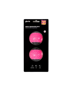 Pelota para Mascotas Gloria PLAY AND RUN Rosa TPR M 6,35 cm 2 Unidades