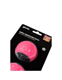 Pelota para Mascotas Gloria PLAY AND RUN Rosa TPR M 6,35 cm 2 Unidades