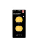 Boule pour animaux de compagnie Gloria PLAY AND RUN Jaune TPR M 6,35 cm 2 Unités
