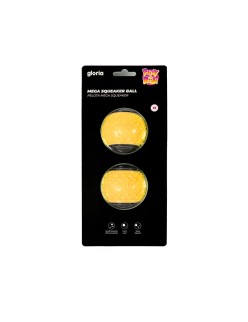 Pelota para Mascotas Gloria PLAY AND RUN Amarillo TPR M 6,35 cm 2 Unidades