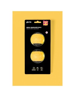 Boule pour animaux de compagnie Gloria PLAY AND RUN Jaune TPR M 6,35 cm 2 Unités