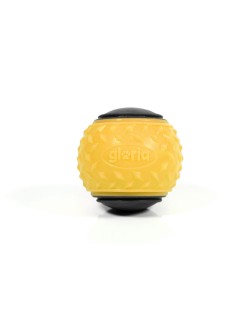 Pelota para Mascotas Gloria PLAY AND RUN Amarillo TPR M 6,35 cm 2 Unidades