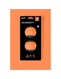 Pelota para Mascotas Gloria PLAY AND RUN Naranja TPR M 6,35 cm 2 Unidades