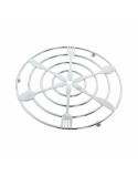 Salvamantel DKD Home Decor Plateado Metal Plástico 20 x 20 x 1 cm
