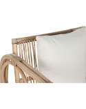 Fauteuil Home ESPRIT Blanc Naturel 72 x 77 x 80 cm
