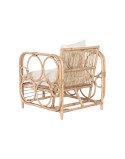 Fauteuil Home ESPRIT Blanc Naturel 72 x 77 x 80 cm