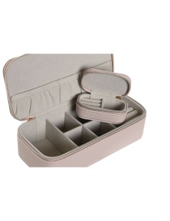 Boîte à bijoux Home ESPRIT Rose clair 20,5 x 10 x 6 cm (2 Pièces)