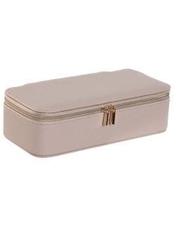 Boîte à bijoux Home ESPRIT Rose clair 20,5 x 10 x 6 cm (2 Pièces)