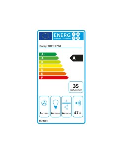 Cappa Classica Balay 3BC977GX 70 cm 671 m3/h 140W A Acciaio