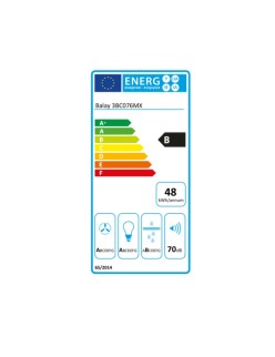 Cappa Classica Balay 3BC076MX 75 cm 590 m3/h 70 dB 220W Acciaio