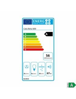 Hotte standard Cata Argenté Acier (Reconditionné B)