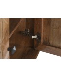 Anrichte DKD Home Decor natürlich Schwarz Metall Mango-Holz (140 x 40 x 82 cm)