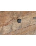 Buffet DKD Home Decor Naturel Noir Métal Bois de manguier (140 x 40 x 82 cm)