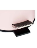 Papierkorb Rosa Metall Bambus 3 L (4 Stück)