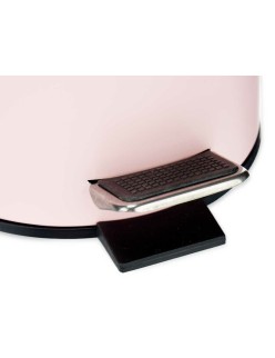 Papierkorb Rosa Metall Bambus 3 L (4 Stück)
