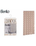 Curtains Berilo Art Nouveau White Bronze Plastic 180 x 180 x 0,008 cm (12 Units)