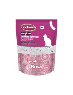 Cat Litter Inodorina MAGIQUE ROSE Roses 5 L