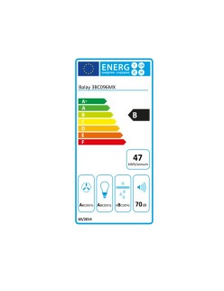 Extrator Convencional Balay 3BC096MX 90 cm 590 m3/h 70 dB 220W Aço