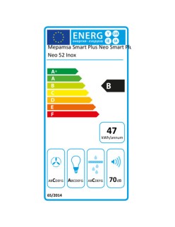 Cappa Classica Mepamsa SMART PLUS NEO 52X 50 cm Acciaio