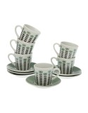 Service à café Versa Erna Porcelaine Multicouleur