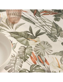 Fleckenabweisende Tischdecke Belum Mirari 1 Bunt 300 x 150 cm